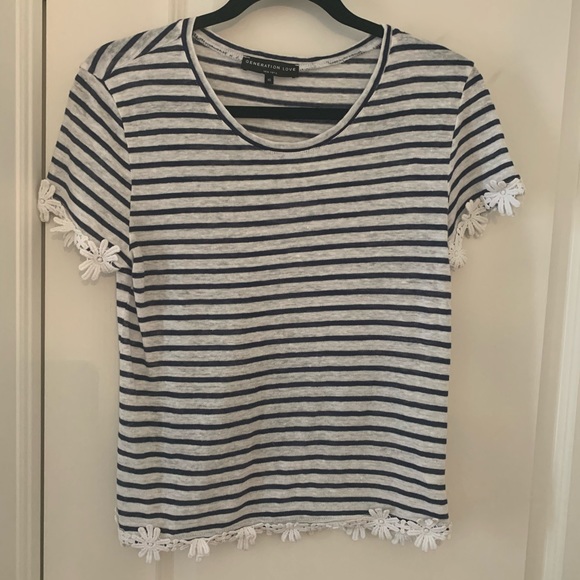 Generation Love 100% linen slub tee - Picture 2 of 5